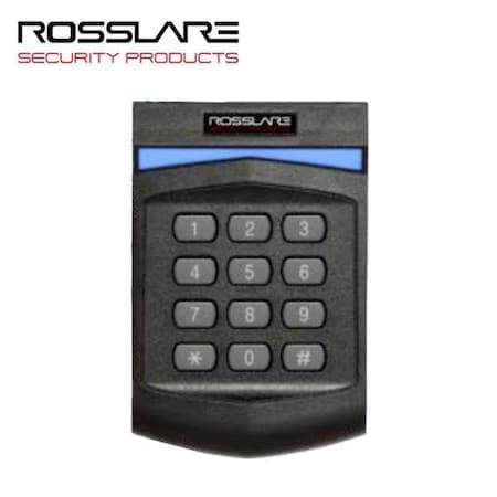 Rosslare O2S - MIFARE DESFire EV1 Smart Card Reader & 3x4 Matrix Keypad with 18 46-cm Pigtail . ROS-AY-H6380B-P00